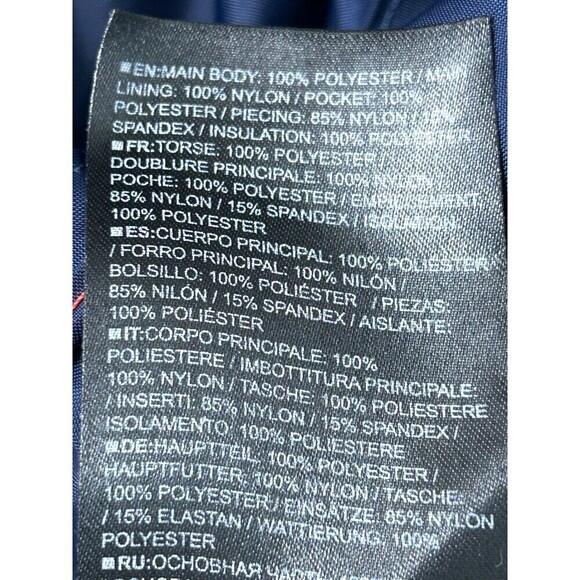 Burton Eastfall Jacket Womens M Blue Kaliedoscope Mood Indigo Snowboard Coat Hng - Picture 12 of 12